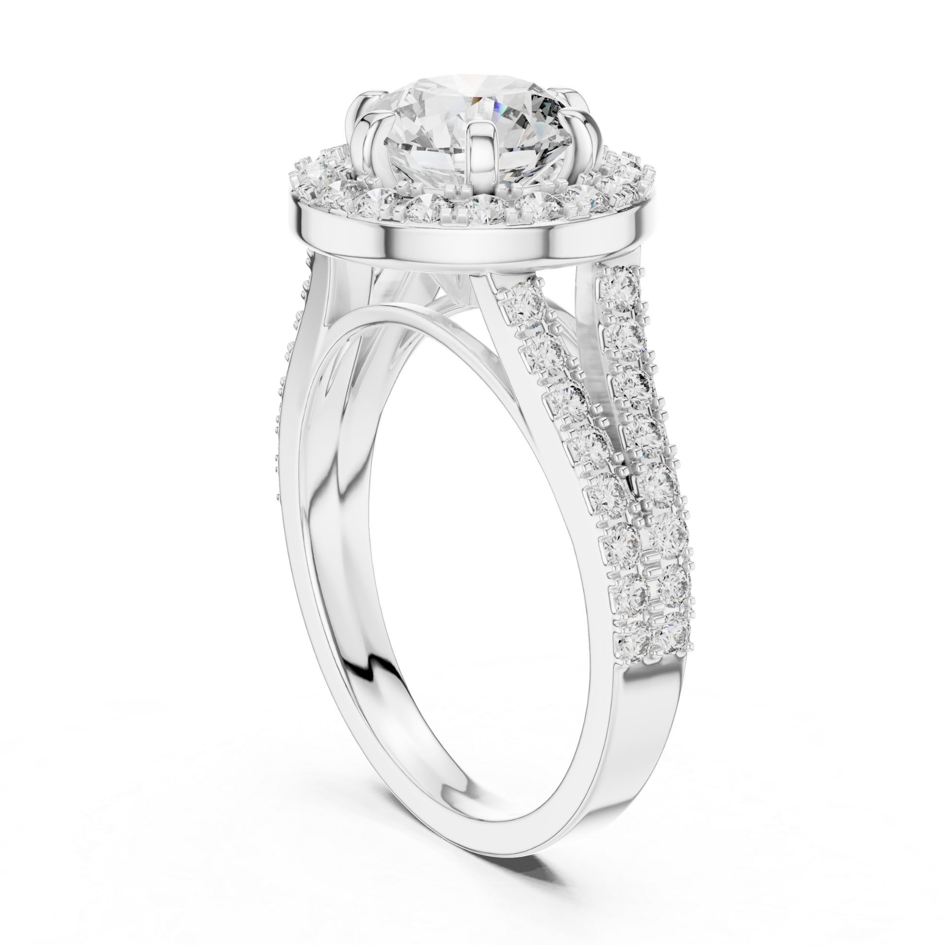 Round diamond double halo ring side angle view
White gold round diamond double halo ring
Side angle round brilliant diamond halo ring
White gold split shank diamond engagement ring
Round diamond halo ring with split band
Lab grown round diamond double halo ring
Milgrain double halo round diamond ring
White gold halo ring with split shank
Classic round diamond halo engagement ring
Round diamond side angle ring white gold