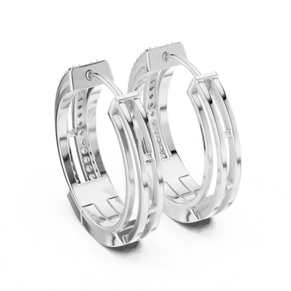Round diamond double row hoop earrings back view
White gold diamond hoop earrings rear view
Double row diamond hoop earrings back profile
Round diamond hoop earrings clasp back view
White gold hoop earrings inner back detail
Round diamond hoop earrings rear angle view
Double row diamond earrings back perspective
White gold diamond hoops with hinge back view
Round diamond hoop earrings back side detail
Diamond hoop earrings back locking mechanism