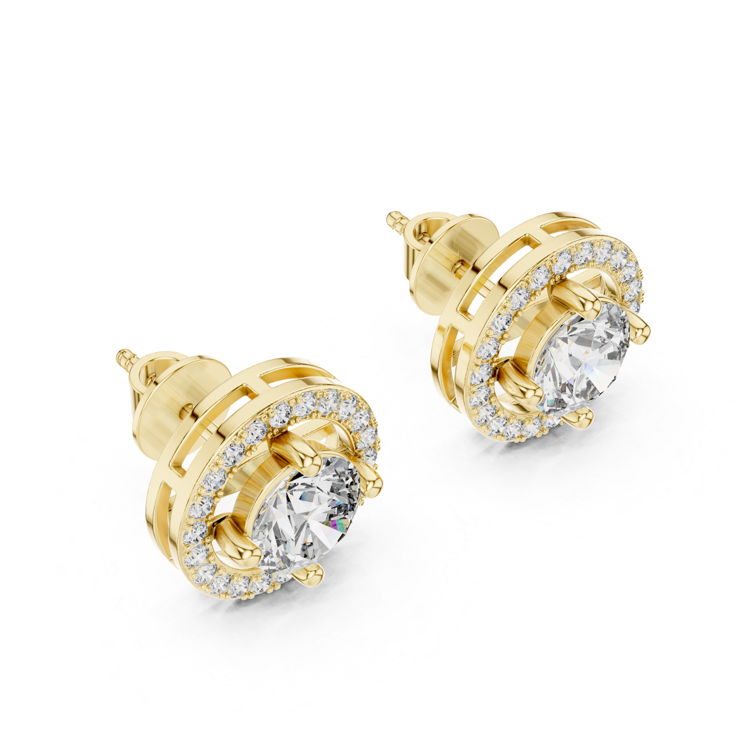 Round diamond halo stud earrings angled view yellow gold
Angled view round diamond halo earrings yellow gold
Round diamond stud earrings with halo yellow gold
Yellow gold round diamond halo stud earrings
Round brilliant diamond halo earrings yellow gold
Circular halo round diamond stud earrings yellow gold
Luxury round diamond halo earrings yellow gold
Round center diamond halo stud earrings yellow gold
Diamond halo stud earrings in yellow gold
Yellow gold round diamond earrings angled view