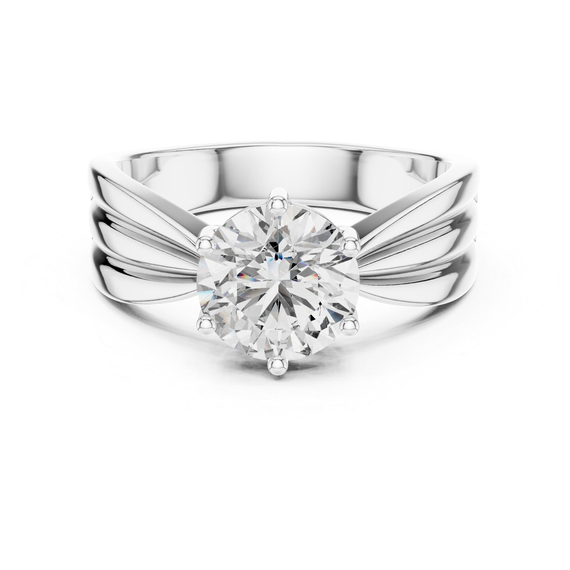 Round diamond split shank solitaire ring
White gold round diamond engagement ring
Round brilliant diamond solitaire ring
Split shank round diamond white gold ring
Classic round diamond white gold ring
Six prong round diamond ring
Polished white gold diamond ring
Round lab grown diamond solitaire ring
Modern split band diamond ring
Round diamond statement ring in white gold