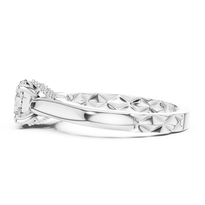 Side view round solitaire diamond engagement ring
White gold round solitaire diamond ring
Four prong round brilliant diamond ring
Side profile round solitaire diamond engagement ring
White gold round diamond ring side profile
Round brilliant diamond ring with plain band
Minimalist round solitaire diamond ring design
Polished white gold round diamond ring
Side view round cut diamond ring with four prongs
Classic white gold solitaire diamond ring