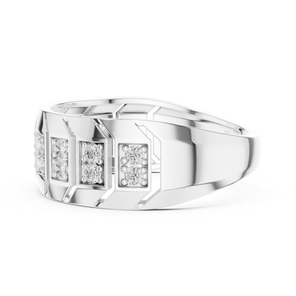 Side view round diamond white gold band ring
Tapered white gold ring with round diamonds
Round diamond white gold band from side angle
Wide white gold ring featuring round diamond rows
Geometric white gold band with round diamond accents
Modern white gold ring with paired round diamonds
Polished white gold band showcasing round diamonds
Contemporary round diamond white gold statement band
White gold diamond band with tapered profile
Angular white gold ring with round diamond settings