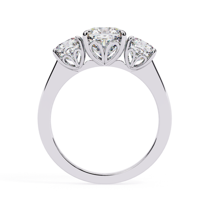 White gold ring with three diamonds
Three diamond ring in white gold
Ring with three center diamonds in white gold
White gold band with trio of diamonds
Classic three diamond white gold ring
White gold ring with three diamonds
Three diamonds set in white gold
White gold ring featuring three stones
White gold ring with round diamonds
Three diamond ring in a white gold band