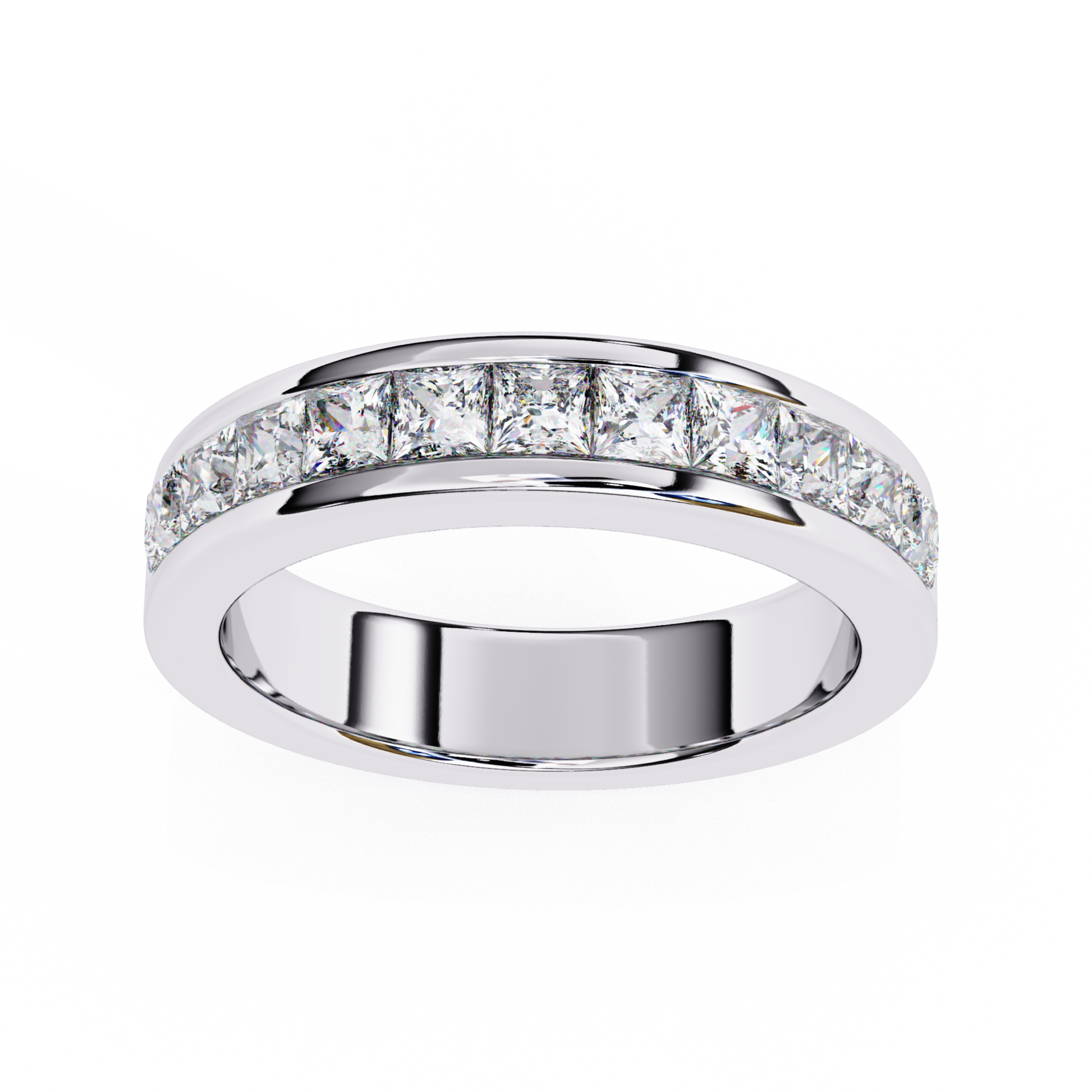 White gold channel set diamond band
White gold diamond band front view
White gold straight diamond band
White gold fine diamond band
Channel set diamond band white gold
White gold diamond row band
White gold clean finish diamond band
White gold diamond band close view
White gold polished diamond band
White gold classic diamond band