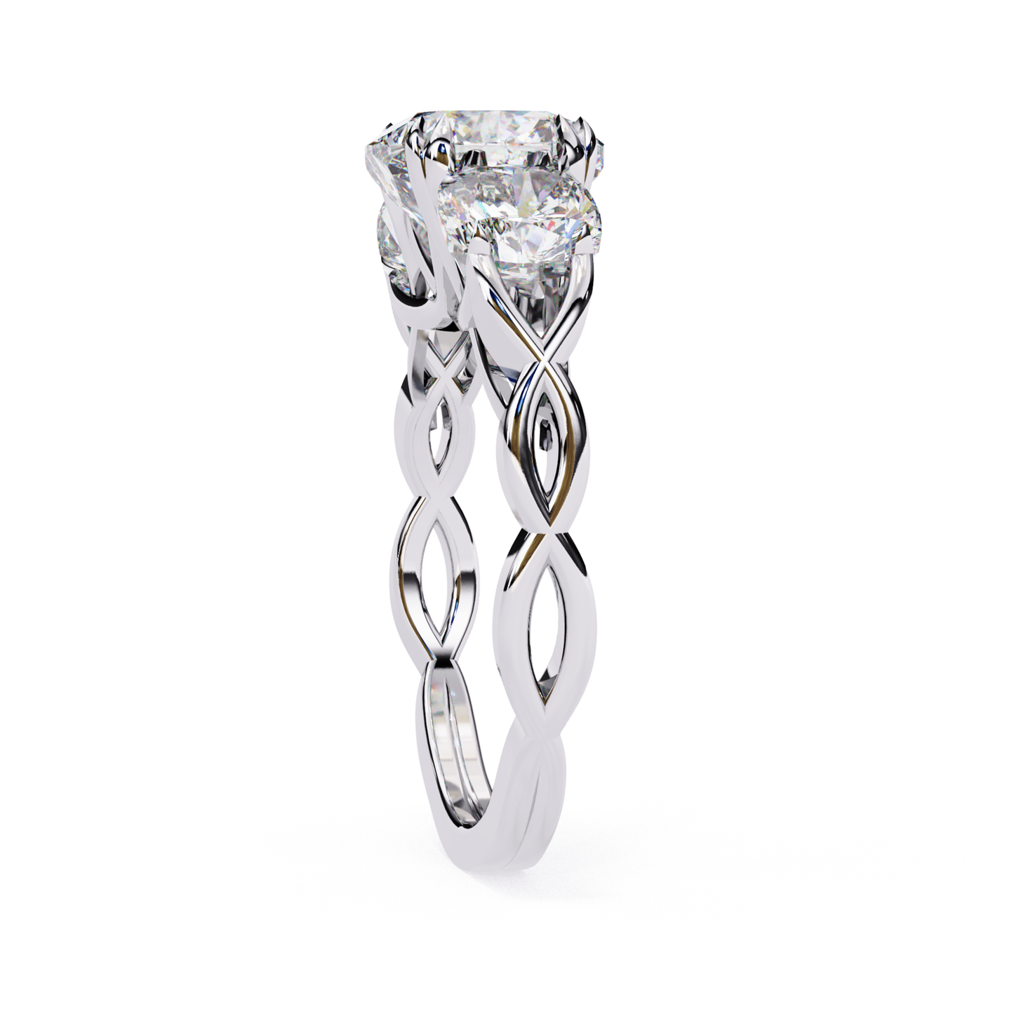 White gold cushion diamond side view
Cushion diamond infinity band
White gold cushion stone ring
Cushion cut diamond side profile
White gold infinity ring design
Cushion diamond open band
White gold cushion setting detail
Cushion cut diamond band view
White gold cushion ring style
Cushion diamond infinity design
