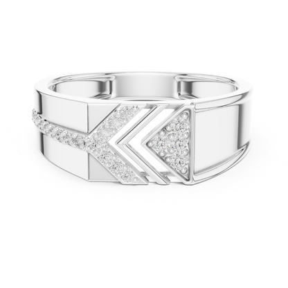 White gold arrow pattern ring with diamonds
Modern white gold band featuring diamond design
Wide white gold ring with geometric diamonds
Contemporary arrow style white gold diamond ring
White gold luxury band with diamond accents
Bold geometric white gold ring with diamonds
Elegant white gold fashion ring with pave diamonds
White gold statement band design with diamonds
White gold angular pattern ring with diamonds
Designer white gold ring with diamond details