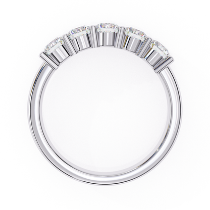 White gold diamond band bottom view
White gold ring underside design
Bottom view white gold diamond ring
White gold band showing diamond base
Underside white gold ring with diamonds
White gold ring back view
Bottom angle white gold diamond band
White gold band inner side view
White gold ring base detail
White gold diamond band rear view