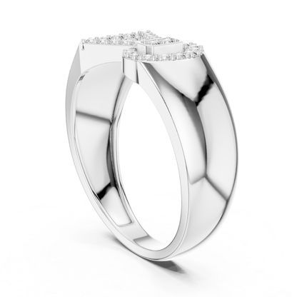 Rear angle white gold diamond buckle ring
Back side view diamond buckle white ring
White gold buckle ring rear perspective
Angled back profile white buckle ring
White gold statement ring rear view
Rear perspective diamond buckle band ring
White gold buckle ring side profile
Back angle white gold diamond ring
White gold geometric buckle ring view
Rear three quarter white buckle ring