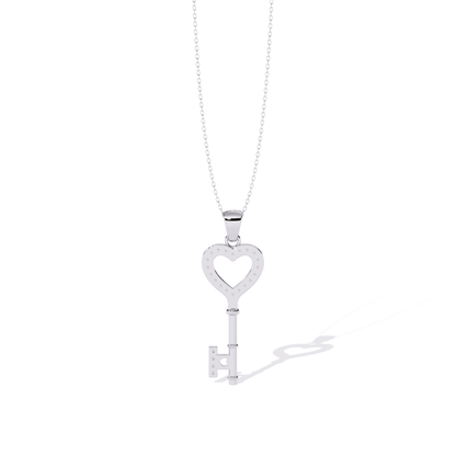 White gold diamond heart key pendant back view
White gold open heart key pendant back design
Heart key pendant back view in white gold
White gold heart key pendant reverse detail
Open heart diamond key pendant back profile
White gold diamond heart key rear pendant
Elegant white gold heart key back pendant
White gold key pendant reverse side detail
Heart shaped key pendant back view design
Fine white gold diamond heart key back view