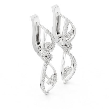 Side profile white gold diamond leaf drop earrings
White gold open leaf diamond earrings side view
Round diamond leaf motif drop earrings in white gold
Side view designer diamond drop earrings in white gold
White gold diamond earrings with leaf pattern side view
Curved leaf diamond drop earrings in white gold
Openwork round diamond earrings side profile in white gold
White gold leaf inspired dangle earrings side view
Fine diamond drop earrings with leaf design in white gold
White gold round diamond earrings