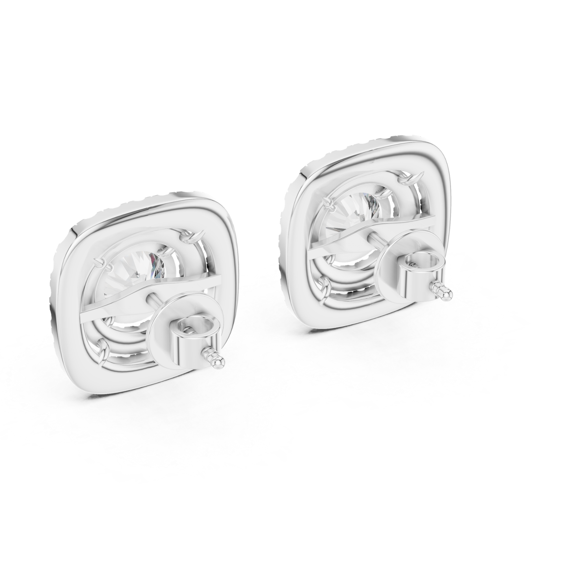 White gold double halo diamond studs back view
Round diamond double halo earrings back view
Cushion halo diamond studs back profile
White gold halo diamond earrings back view
Double halo round diamond studs back angle
Round diamond cluster earrings back view
White gold diamond halo studs back profile
Cushion shape diamond earrings back view
Round center halo studs back angle
Double halo diamond earrings back view
