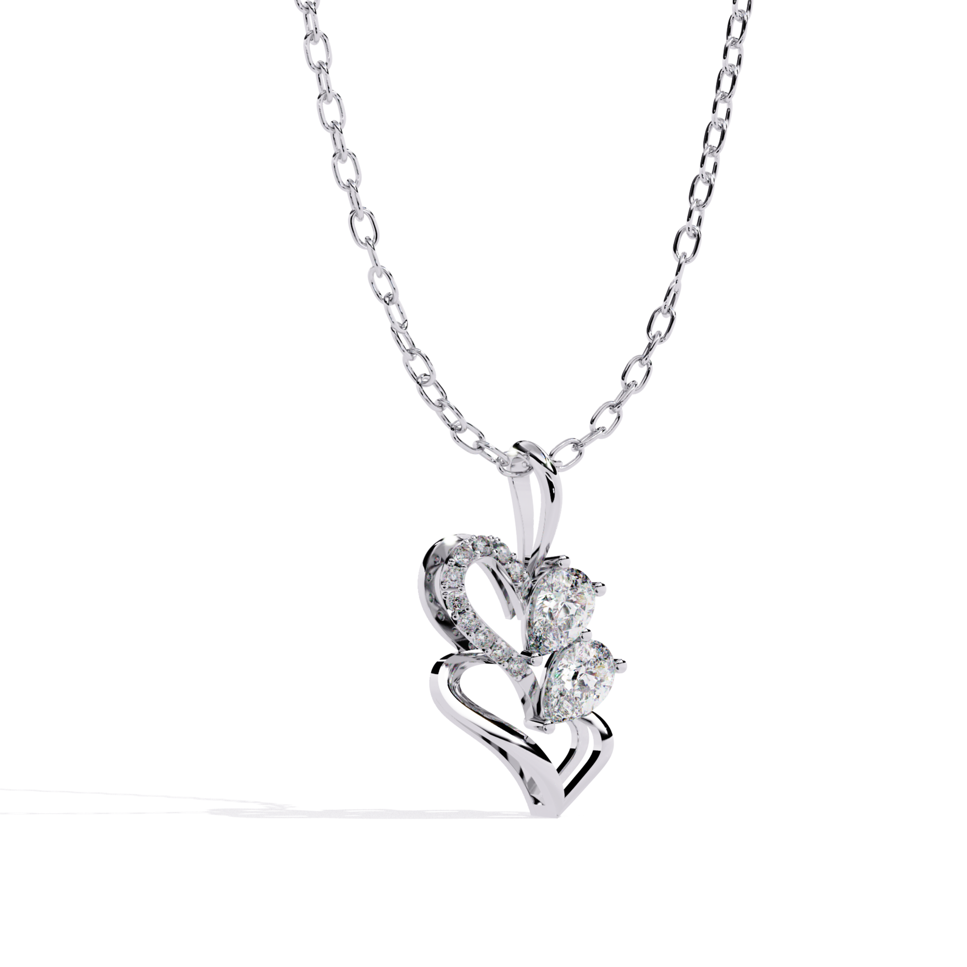 White gold double heart pear diamond pendant side angle
Side angle view of pear diamond heart pendant
White gold heart pendant with pear diamonds
Double heart pear diamond pendant side profile
White gold pear diamond necklace side angle
Elegant heart pendant with pear diamonds
Polished white gold heart pendant profile
Modern pear diamond heart pendant side view
White gold twin pear diamond pendant angle
Open double heart pendant side angle