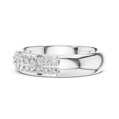 Side view white gold double row diamond band ring
White gold diamond band ring side profile view
Round diamond double row ring side view
White gold pave diamond band side angle
Side detail white gold diamond band ring
Double row diamond band ring profile view
White gold round diamond ring side perspective
Side angle white gold diamond pave band
White gold diamond band side profile detail
Wide white gold diamond ring side view