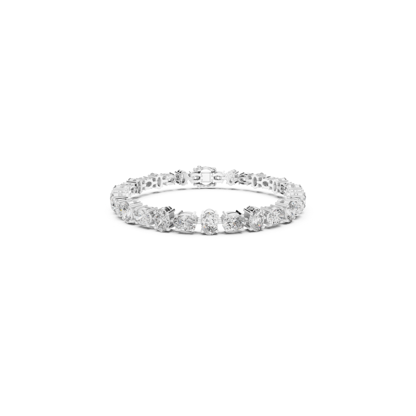White gold east west oval diamond tennis bracelet
Oval cut diamond bracelet with white gold links
Luxury oval diamond tennis bracelet jewelry
Elegant east west set diamond bracelet for women
Fine white gold oval diamond bracelet design
Premium oval cut diamond bracelet in gold
Classic tennis bracelet with oval diamonds
Designer white gold diamond bracelet with oval stones
Modern oval diamond tennis bracelet for women
Solid gold bracelet featuring oval cut diamonds