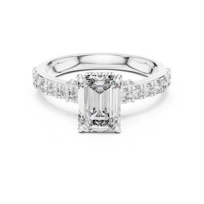 White gold emerald diamond solitaire ring
Emerald cut diamond solitaire in white gold
White gold ring with emerald diamond
Emerald diamond ring with white gold band
White gold emerald cut solitaire ring
Emerald diamond ring in polished white gold
White gold prong set emerald diamond ring
Emerald solitaire ring with white band
White gold emerald center stone ring
Classic white gold emerald diamond ring