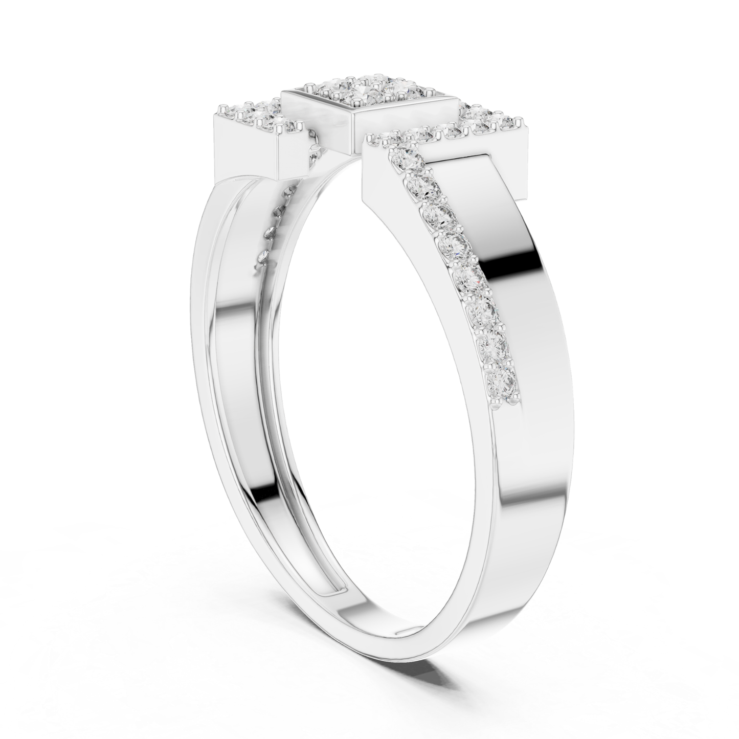 White gold geometric diamond band ring design
Modern white gold pave diamond fashion ring
White gold square cluster diamond band style
Contemporary white gold geometric statement ring
White gold polished band with side diamonds
Luxury white gold geometric diamond ring design
Minimal white gold round diamond band ring
White gold abstract cluster diamond ring style
Elegant white gold pave diamond band ring
White gold modern geometric diamond ring