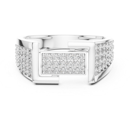White gold geometric frame diamond ring
Round diamond white gold statement band ring
White gold rectangular cluster diamond ring
Modern white gold open frame diamond ring
White gold wide band pavé diamond ring
Contemporary geometric white gold diamond band
White gold designer rectangular diamond ring
Bold white gold diamond fashion ring
White gold architectural style diamond ring
Multi diamond white gold geometric band ring