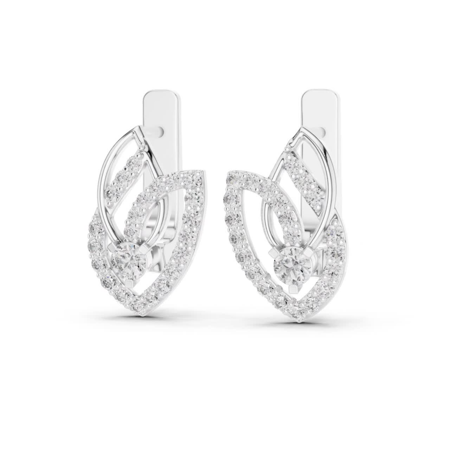 Angle view white gold halo diamond drop earrings
White gold round diamond drop earrings angle view
Open leaf diamond earrings in white gold
Luxury white gold halo diamond earrings angle profile
Round diamond drop earrings in white gold
White gold diamond earrings with leaf design
Elegant halo diamond drop earrings side angle
Fine white gold round diamond earrings angle view
Modern white gold drop earrings with round diamonds
White gold diamond earrings perspective view