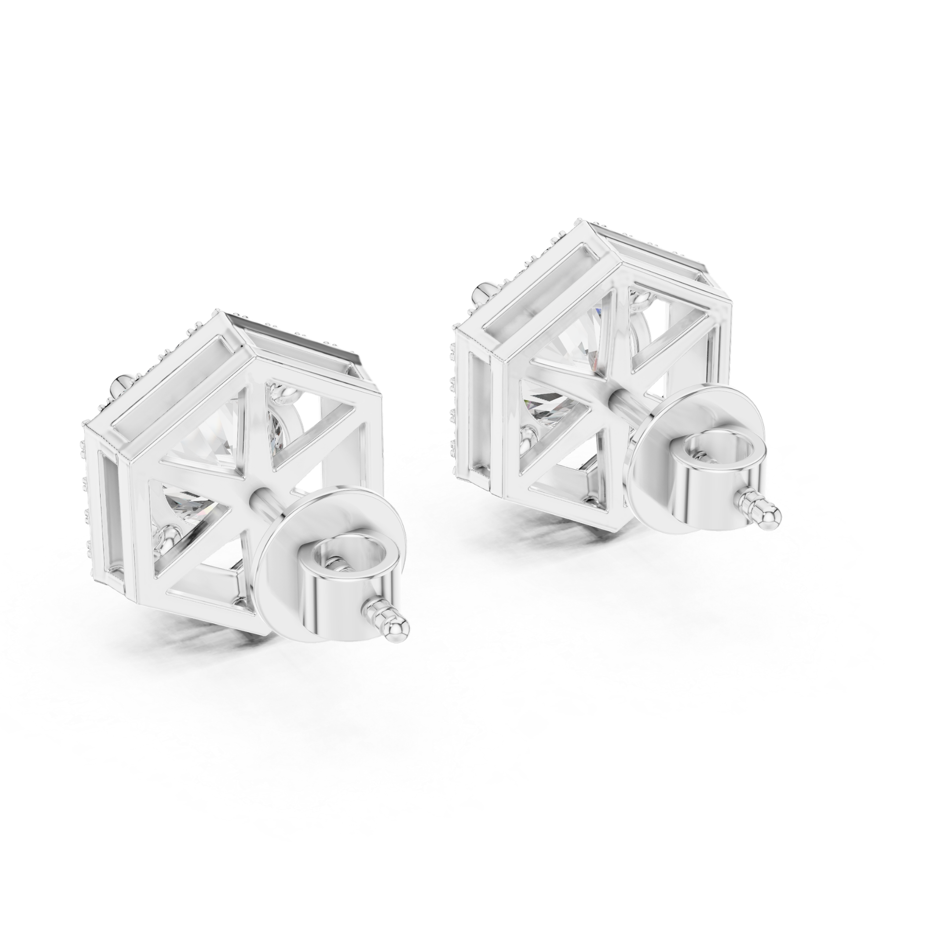 White gold hexagon halo diamond studs back view
Round diamond hexagon stud earrings rear view
Hexagon halo diamond earrings back profile
White gold diamond stud earrings back view
Round diamond halo studs rear profile view
Hexagon diamond stud earrings back angle
White gold geometric diamond studs rear view
Halo diamond stud earrings back profile
Hexagon framed diamond studs rear angle
Round diamond hexagon earrings back view