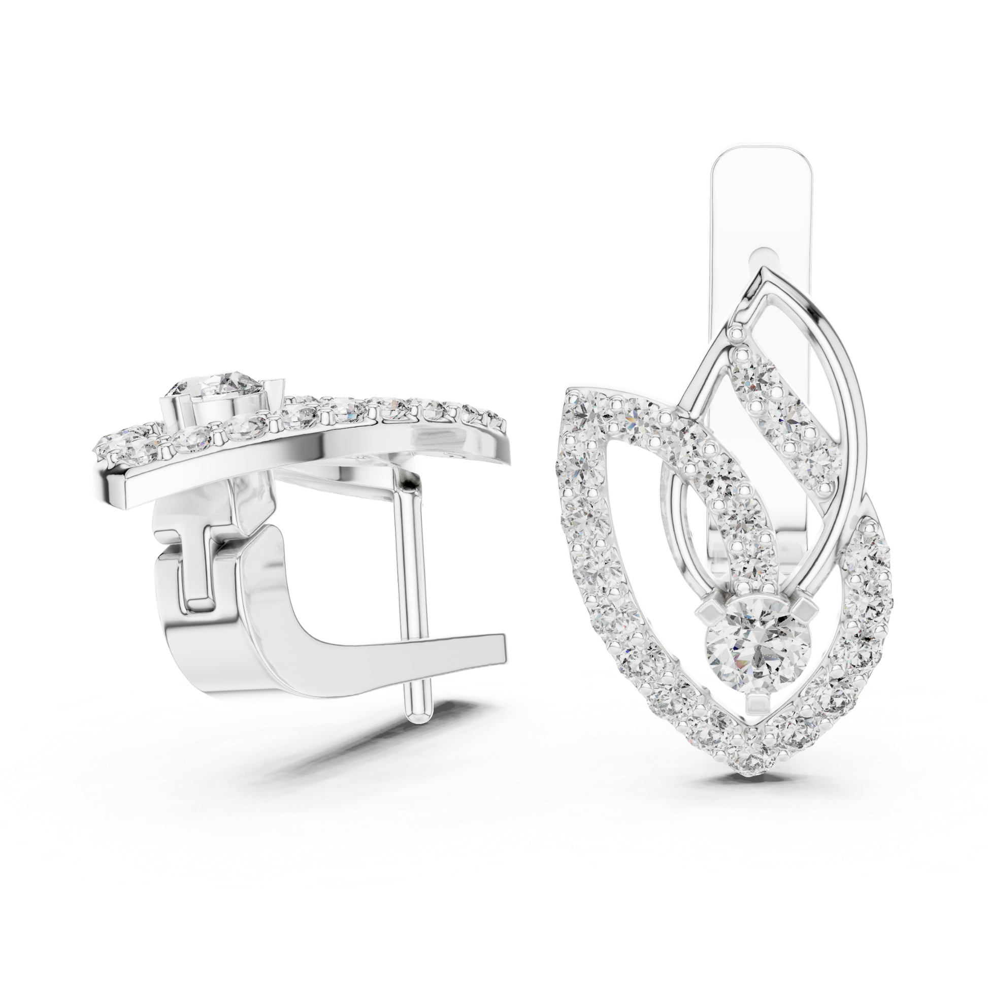 Side view of white gold open halo diamond earrings
White gold open diamond earrings side profile
Open halo round diamond earrings in white gold
Side angle white gold openwork diamond earrings
Open leaf diamond earrings side view in white gold
White gold round diamond open earrings profile view
Elegant open halo diamond earrings in white gold
Luxury white gold open design diamond earrings
Fine white gold open diamond earrings side angle
White gold openwork halo earrings side profile
