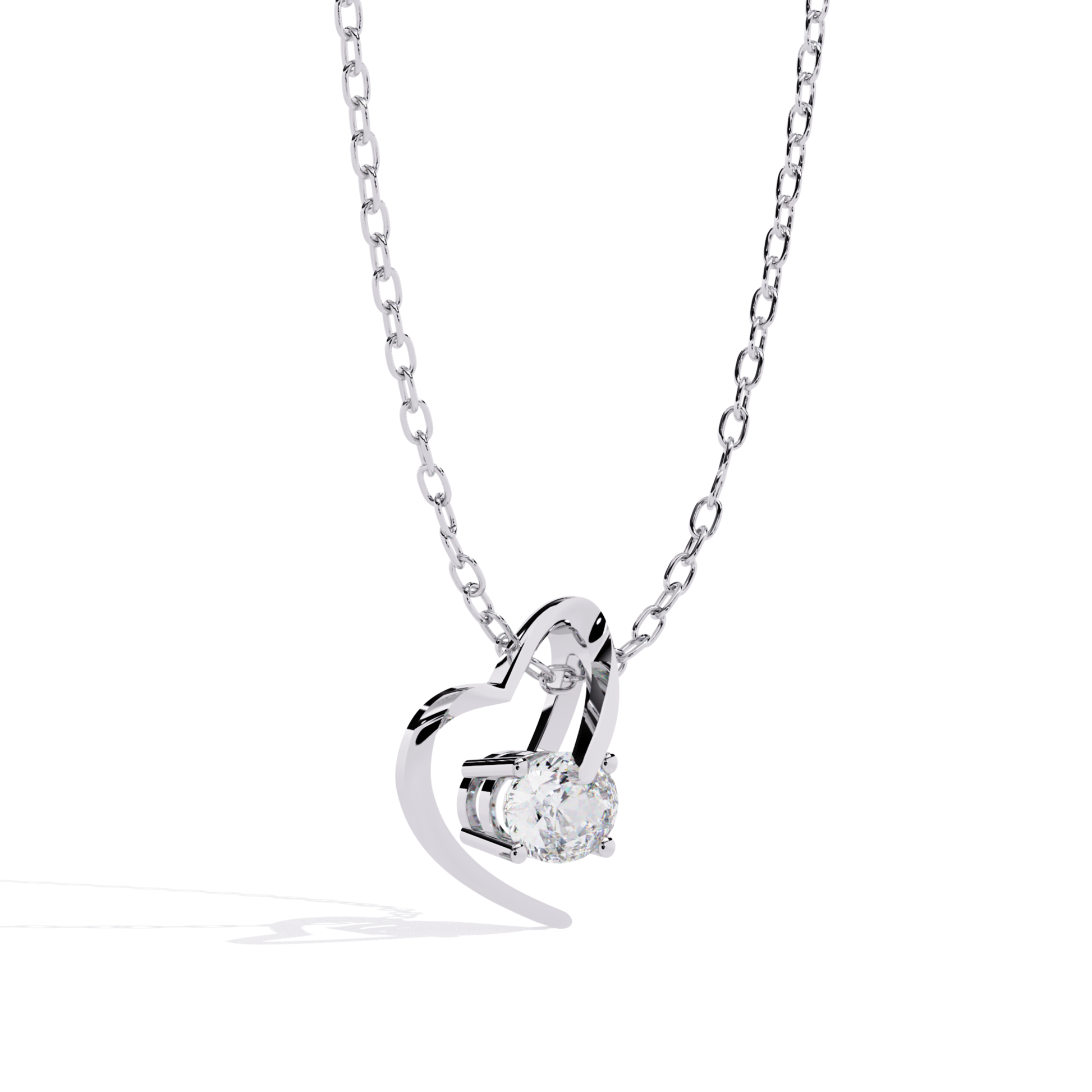 White gold open heart oval diamond pendant side angle
Side angle view of oval diamond heart pendant
White gold heart pendant with oval cut diamond
Open heart pendant side profile with oval diamond
White gold oval diamond pendant side view
Elegant heart pendant with oval diamond side angle
Polished white gold heart pendant profile
Minimal oval diamond heart pendant side view
White gold solitaire oval diamond pendant profile
Open heart oval diamond necklace side angle