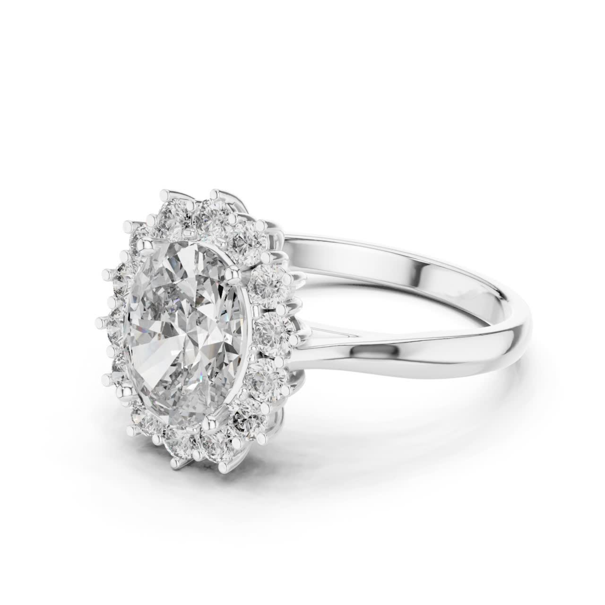 Side view white gold oval diamond halo ring
White gold oval halo engagement ring angle
Oval cut diamond halo ring side profile
White gold diamond halo ring side view
Elegant oval halo ring white gold
Oval diamond cluster halo ring profile
White gold prong set oval halo ring
Classic oval diamond engagement ring side angle
White gold floral halo diamond ring
Oval solitaire halo ring white gold view