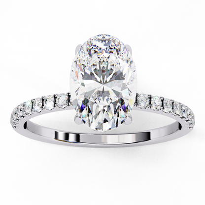 White gold oval diamond
Oval diamond ring
White gold ring with oval stone
Classic oval diamond
White gold engagement ring
Slim white gold band
Shinning oval diamond
Oval stone on gold band
Elegant oval ring
Oval diamond jewelry piece