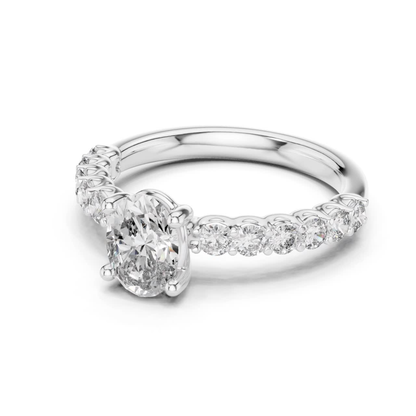 White gold oval diamond ring side view profile design
Oval diamond pave ring side profile detail setting
White gold diamond ring angle view design
Oval solitaire ring with pave diamonds detail setting
White gold oval ring side detail profile design
Oval diamond ring with pave band profile setting
White gold diamond ring profile view detail design
Oval center stone ring side angle profile setting
Diamond pave band ring side view detail design
White gold oval solitaire ring profile angle setting