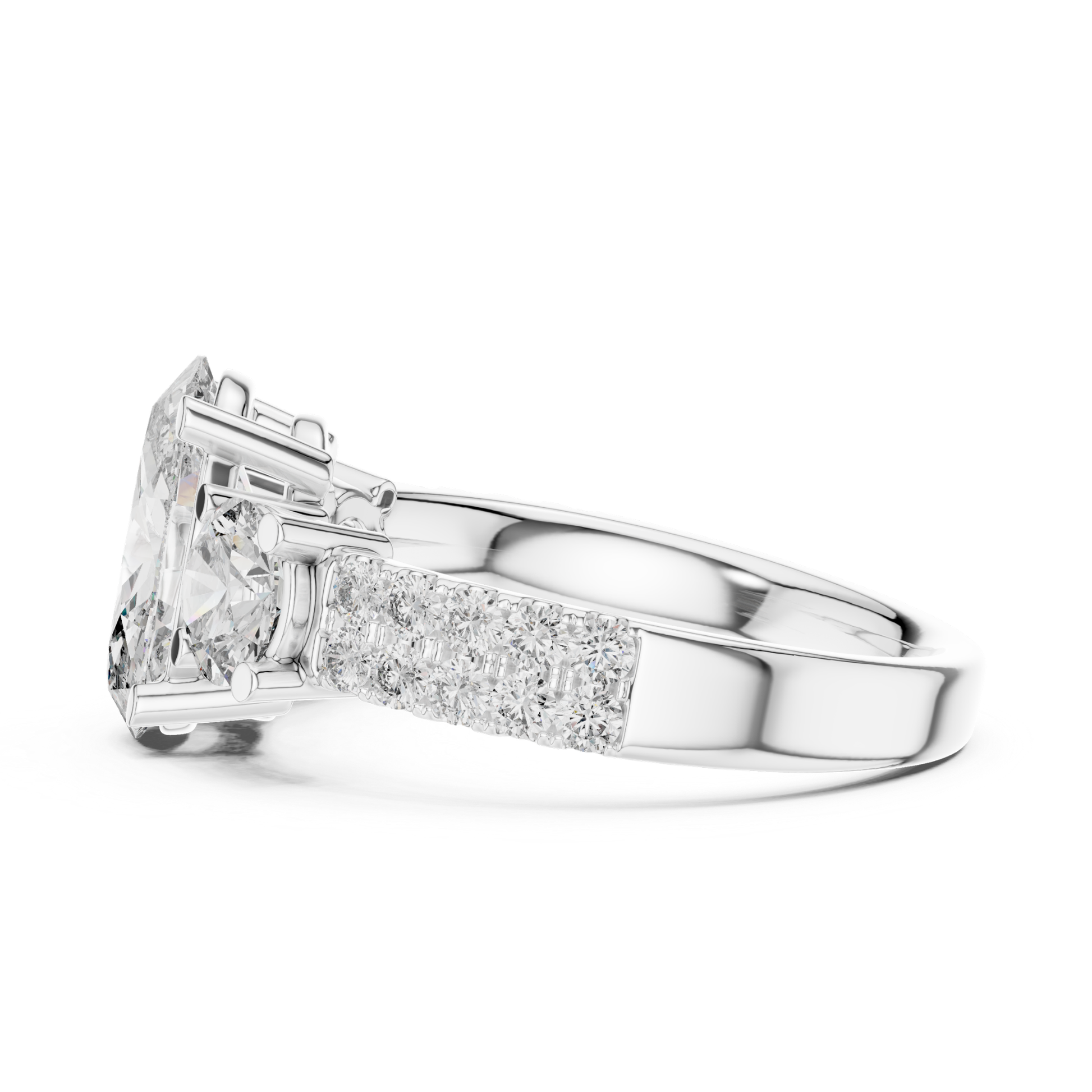 Side view oval diamond engagement ring in white gold
White gold oval diamond ring side profile with pave band
Oval cut diamond side view ring with accent diamonds
White gold side angle oval diamond bridal ring
Side profile oval lab diamond ring in white gold
Oval diamond engagement ring with side pave details
White gold oval center stone ring side view design
Elegant side view oval diamond ring with round accents
Side angle white gold oval diamond statement ring
Oval diamond side profile ring