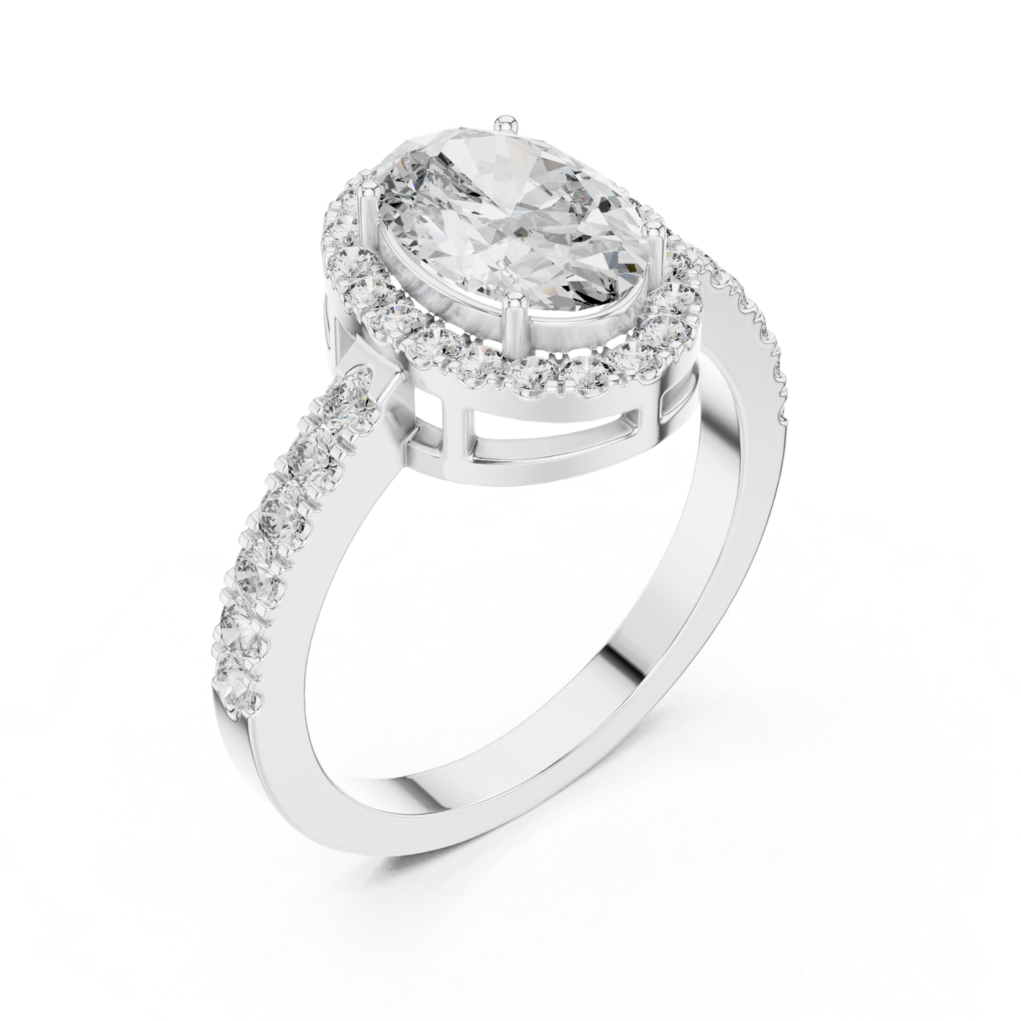 White gold oval halo diamond ring perspective view
Oval halo diamond ring in white gold
White gold oval cut halo engagement ring
Oval diamond halo ring with pavé band
White gold oval center diamond halo ring
Lab grown oval halo diamond ring
White gold oval diamond ring with accent diamonds
Oval halo ring with open gallery setting
White gold halo engagement ring with oval diamond
Classic oval halo diamond ring