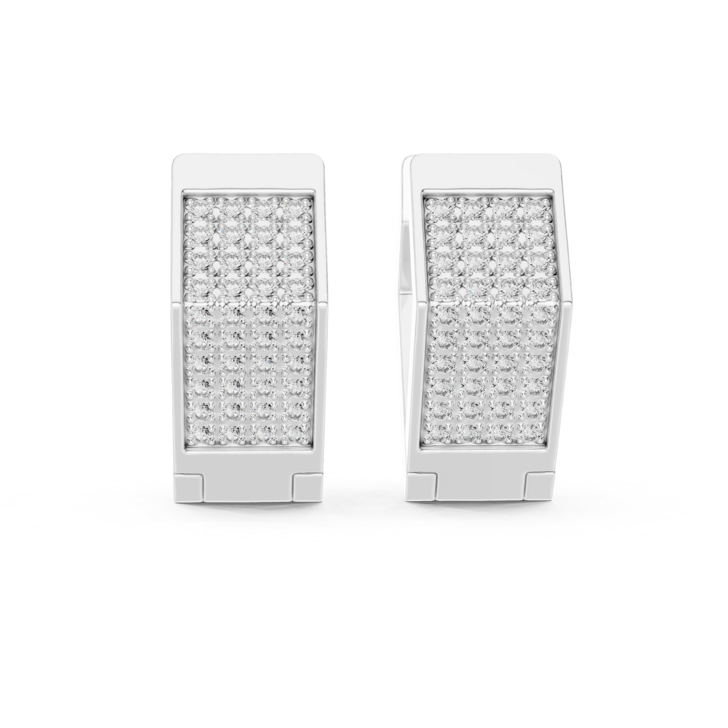 Front view white gold Pave diamond hoop earrings
White gold round diamond hoop earrings front view
Rectangular Pave diamond earrings in white gold
Luxury white gold diamond hoop earrings front profile
Round diamond Pave hoop earrings in white gold
White gold diamond earrings with rectangular design
Elegant Pave diamond hoop earrings front angle
Fine white gold round diamond earrings front view
Modern white gold hoop earrings with round diamonds
White gold Pave diamond earrings straight view