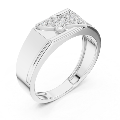 White gold pave diamond statement ring side view
Side angle white gold diamond fashion ring
White gold geometric pave diamond ring profile
Modern white gold wide band with diamonds
Contemporary white gold statement diamond ring
White gold luxury ring with pave diamonds
Elegant white gold designer diamond band
Bold white gold ring with diamond detailing
White gold polished statement ring perspective
White gold fashion band with pave diamonds