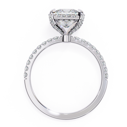 Princess cut diamond ring side view
White gold princess diamond ring profile
Side view of princess diamond ring
Princess cut diamond ring setting
White gold band with princess diamond
Princess diamond ring gallery view
Fine jewelry princess diamond ring side
Engagement ring side view with diamonds
Princess cut diamond ring on white background
Classic princess diamond ring profile