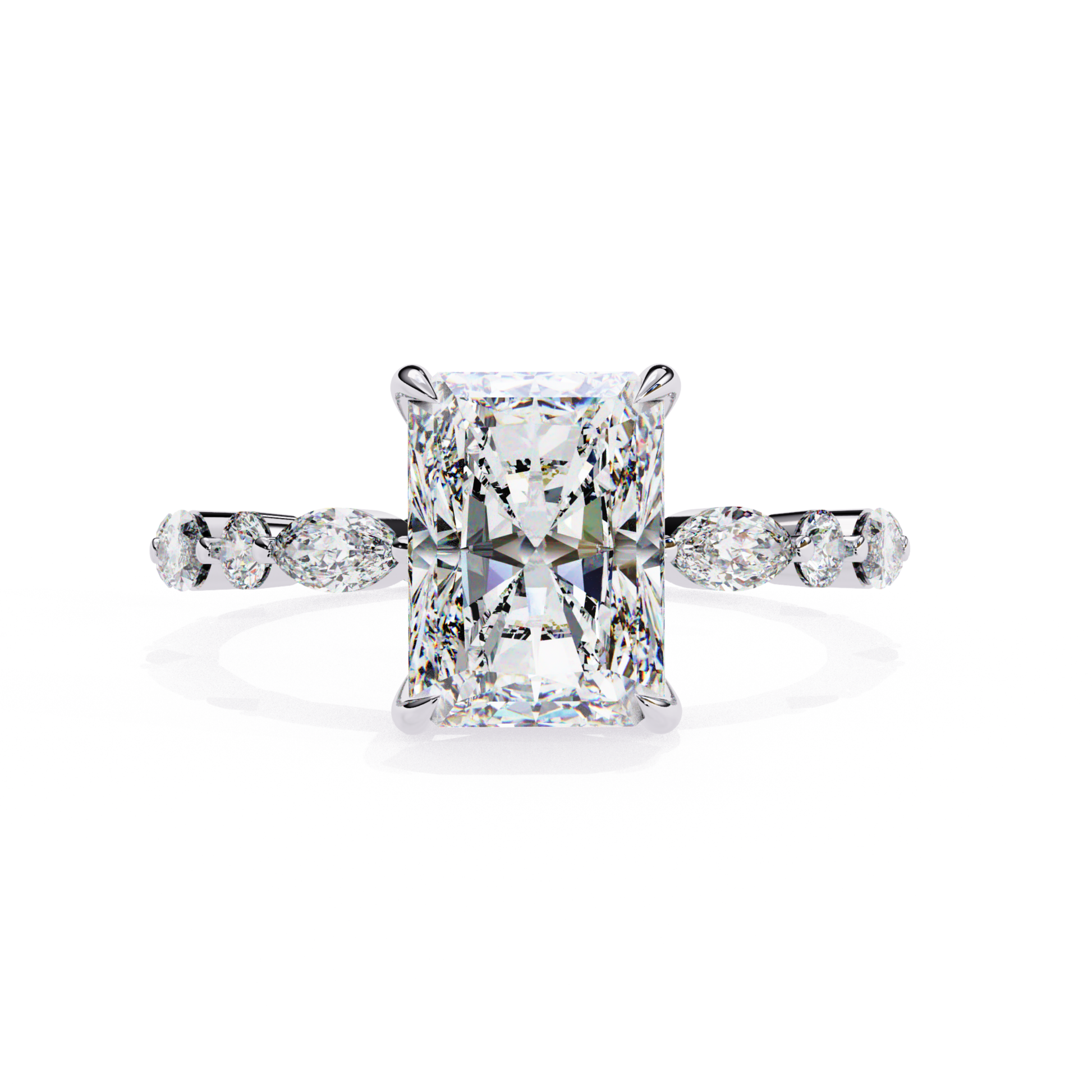 Front View Radiant Cut Diamond Marquise Accent Ring
White Gold Radiant Diamond Ring Front View
Radiant Cut Diamond Ring With Marquise Side Stones
White Gold Solitaire Ring With Marquise Accents
Four Prong Radiant Diamond Ring In White Gold
Front Profile Radiant Cut Diamond Engagement Ring
White Gold Ring With Radiant Center Diamond
Marquise Accent Ring With Radiant Cut Diamond
Contemporary Radiant Diamond Ring Front View
White Gold Diamond Ring With Marquise Details