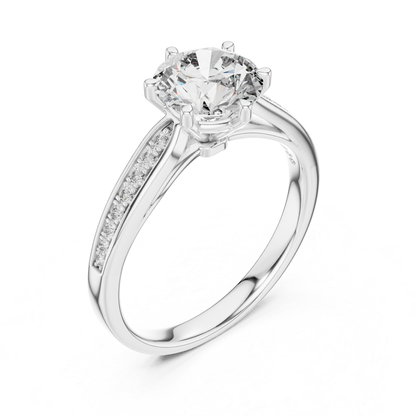 White Gold Round Brilliant Diamond Cathedral Ring
Round Cut Diamond Ring with Pave Accents
White Gold Diamond Ring with Tapered Shank
Fine Jewelry Round Diamond Ring Design
White Gold Classic Diamond Proposal Ring
Elegant Round Diamond Ring with Accent Band
White Gold Luxury Diamond Solitaire Setting
Premium Round Cut Diamond White Gold Ring
White Gold Diamond Ring with Cathedral Style
Timeless Brilliant Diamond Ring in White Gold