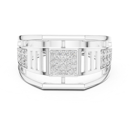 White gold geometric band ring with round diamonds
Modern white gold diamond statement ring design
Elegant white gold open style diamond band
White gold square cluster diamond fashion ring
Luxury white gold wide band ring for women
Stylish white gold round diamond designer ring
Fine jewelry white gold geometric diamond ring
Handmade white gold diamond band closeup view
Unique white gold open frame diamond ring
White gold modern ring with sparkling diamonds
