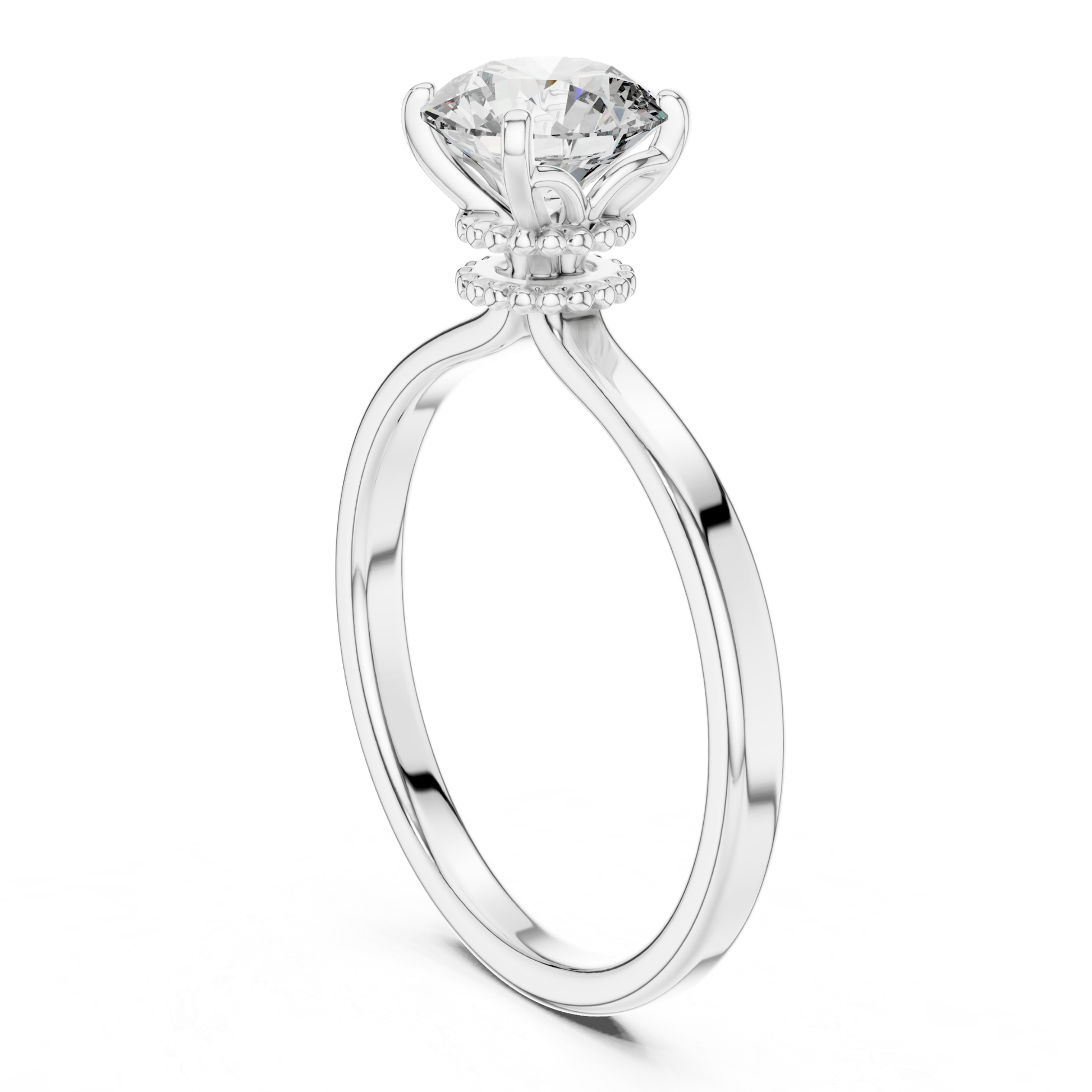 White gold round cut diamond halo ring profile view
Round cut diamond halo ring in white gold profile
White gold round cut halo diamond ring profile
Round brilliant cut diamond halo ring profile view
White gold round cut diamond halo ring profile
White gold round cut diamond halo ring view
Polished round cut diamond halo ring in white gold
White gold halo set round cut diamond ring
White gold round halo diamond ring profile view
White gold brilliant cut halo diamond ring profile