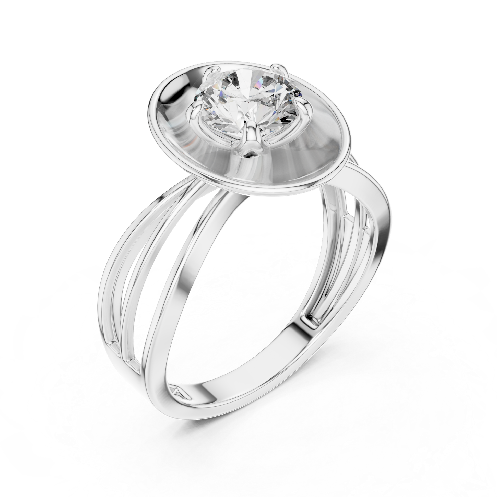 White gold round diamond oval halo ring angled view
Angled white gold oval diamond ring with split band
White gold polished oval diamond ring angled design
Round diamond white gold oval frame ring angle
White gold split shank round diamond ring design
White gold oval centerpiece diamond ring angled view
Modern white gold round diamond oval ring design
White gold solitaire oval halo ring angled profile
Elegant white gold oval diamond statement ring
White gold round diamond split band ring angle