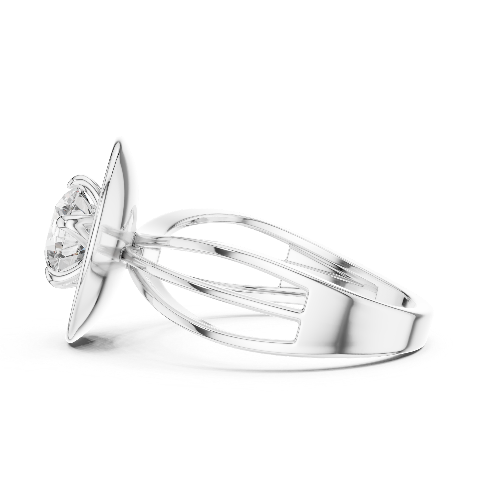 White gold round diamond oval halo ring profile view
White gold side profile oval diamond split band ring
White gold polished oval diamond ring profile design
Round diamond white gold oval frame side profile
White gold split shank oval diamond ring profile
White gold oval centerpiece diamond ring side view
Modern white gold round diamond profile ring design
White gold solitaire oval halo ring side profile
Elegant white gold oval diamond open band profile
White gold round diamond statement ring profile