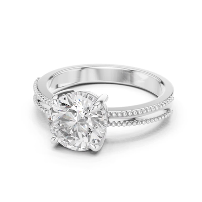 White gold round cut diamond split band ring side view
Side view white gold round diamond split band ring
White gold split shank round diamond solitaire ring
Four prong white gold round diamond split ring
White gold engagement ring with split shank
Round brilliant diamond split band white gold ring
White gold solitaire ring side profile view
Polished white gold split band diamond ring
Raised round diamond white gold split ring
Classic white gold round split band ring
