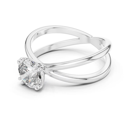 White gold round cut split shank diamond ring angled view
White gold round cut solitaire split shank ring
Polished white gold round cut diamond ring
White gold crossover split shank diamond ring
White gold six prong round cut diamond ring
Classic white gold split shank solitaire ring
Elegant white gold round cut engagement ring
Minimal white gold round cut diamond ring
Fine white gold solitaire split shank ring
White gold round cut diamond engagement ring