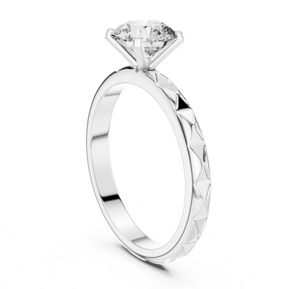 White gold round diamond ring side angle view
White gold round cut diamond side angle ring
Polished white gold round diamond ring side
White gold textured band diamond ring angle
White gold round solitaire ring side angle
Classic white gold round diamond ring angle
Elegant white gold textured diamond ring side
Minimal white gold round cut diamond ring
Fine white gold solitaire diamond ring angle
White gold round cut textured band ring