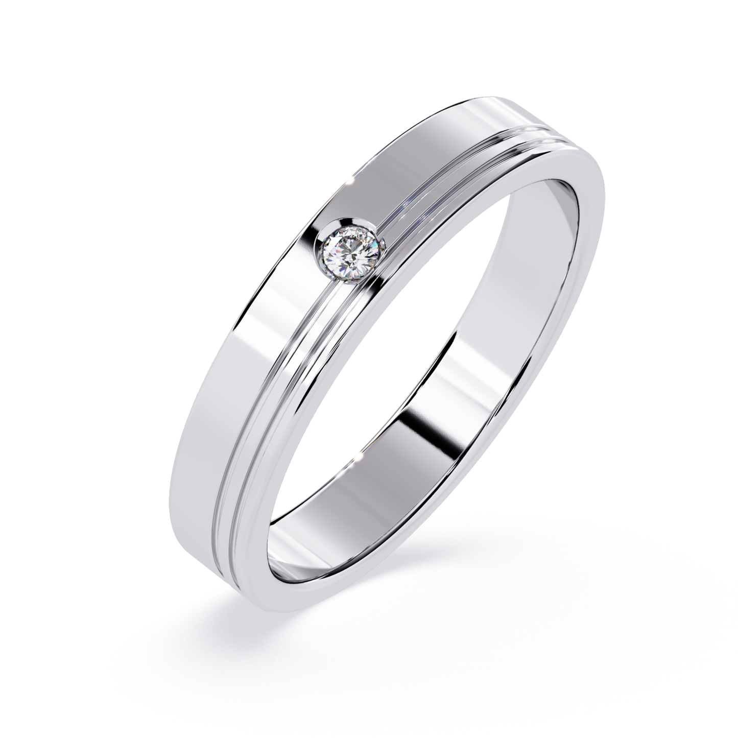 White gold round diamond band ring
White gold diamond band front view
Polished white gold diamond band
White gold round diamond ring band
Classic white gold diamond band
White gold diamond band close view
Minimal white gold diamond band ring
White gold smooth diamond band
White gold diamond band side view
White gold round diamond band design
