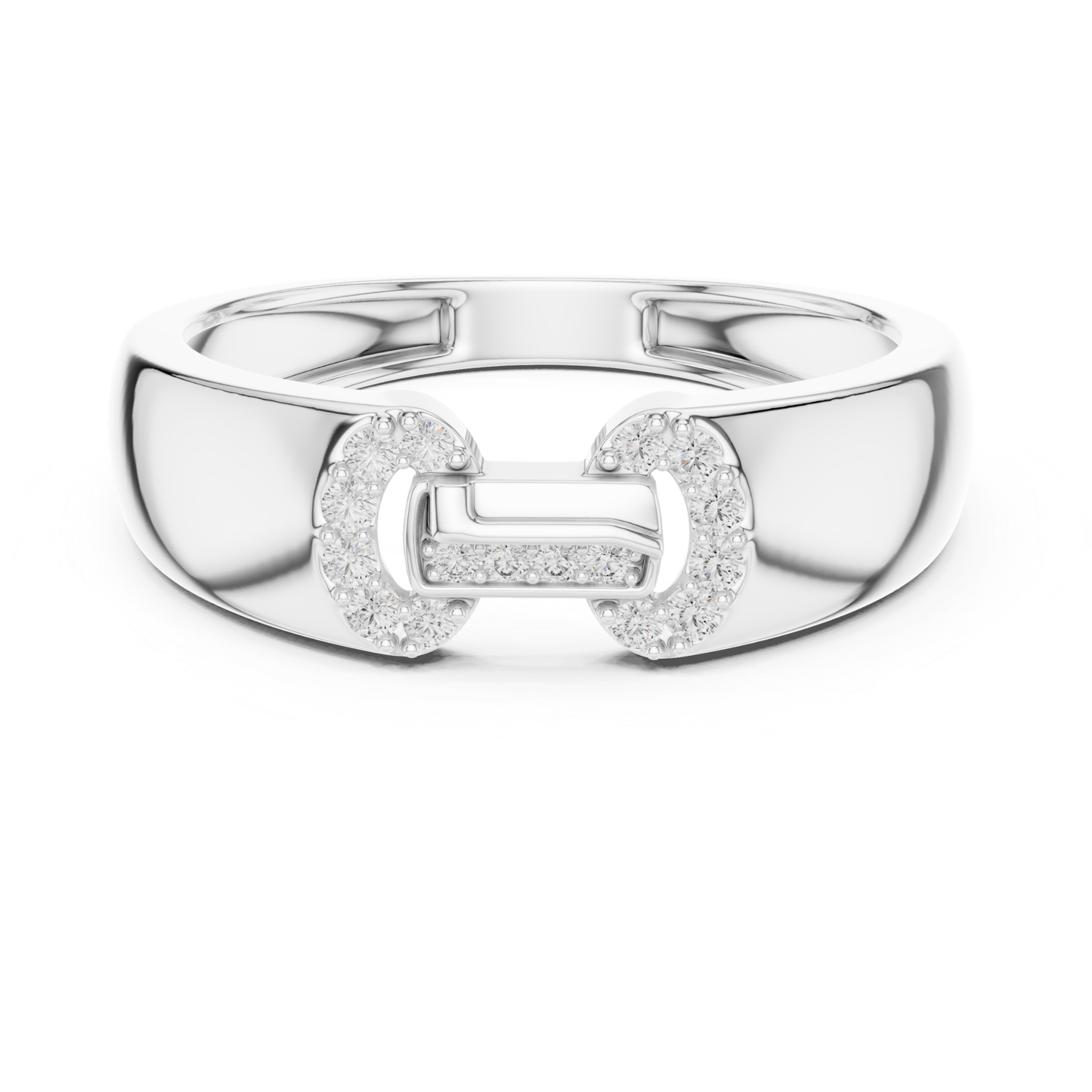 White gold round diamond buckle band ring for women
Modern white gold round diamond statement band ring
Polished white gold diamond buckle style ring
Round diamond white gold fashion band ring
Luxury white gold geometric diamond band ring
Minimal white gold round diamond wide band ring
Contemporary white gold diamond buckle ring design
Sleek white gold round diamond open buckle ring
Elegant white gold diamond accented band ring
White gold bold round diamond designer band ring