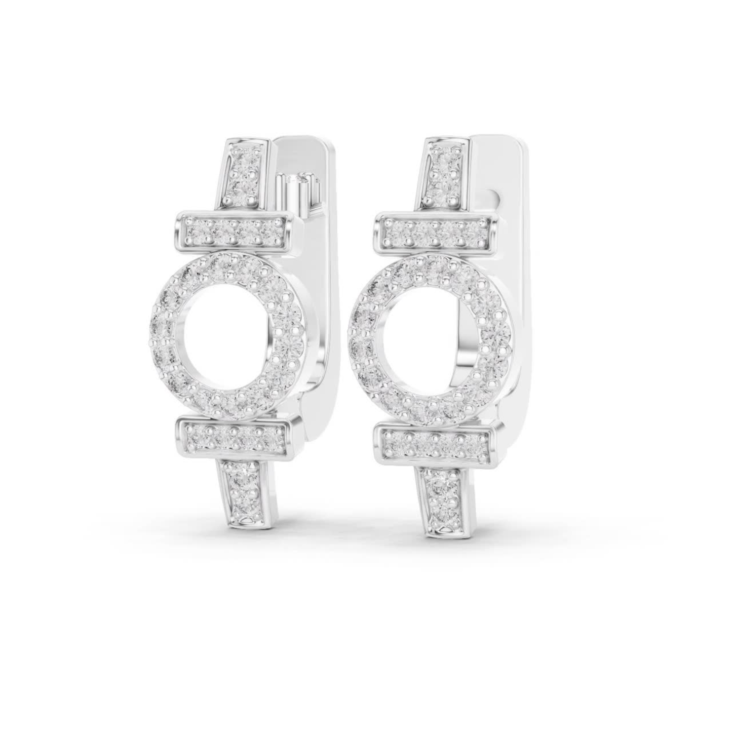 Side View Of White Gold Round Diamond Circle Earrings
White Gold Open Circle Earrings With Round Diamonds
Round Diamond Circle Huggie Earrings In White Gold
White Gold Diamond Circle Earrings Side Profile
White Gold Pave Round Diamond Circle Earrings
White Gold Geometric Earrings With Round Diamond Halo
Circular Diamond Drop Earrings In White Gold Side View
White Gold Round Diamond Modern Hoop Earrings
Double Bar Circle Earrings With Round Diamonds
White Gold Diamond Circle Earrings With Side Angle Detail