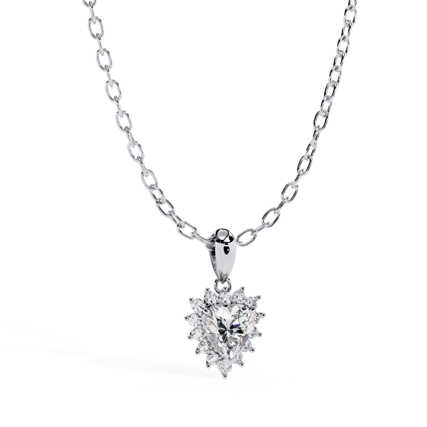 White gold round diamond cluster pendant angle view
White gold round cut diamond halo pendant view
Angled white gold round diamond pendant view
White gold round diamond floral pendant view
Round diamond pendant in white gold view
White gold round diamond cluster pendant close view
Prong set round diamond pendant white gold view
White gold round halo diamond pendant angle view
Elegant round diamond cluster pendant side view
Luxury white gold round diamond pendant view