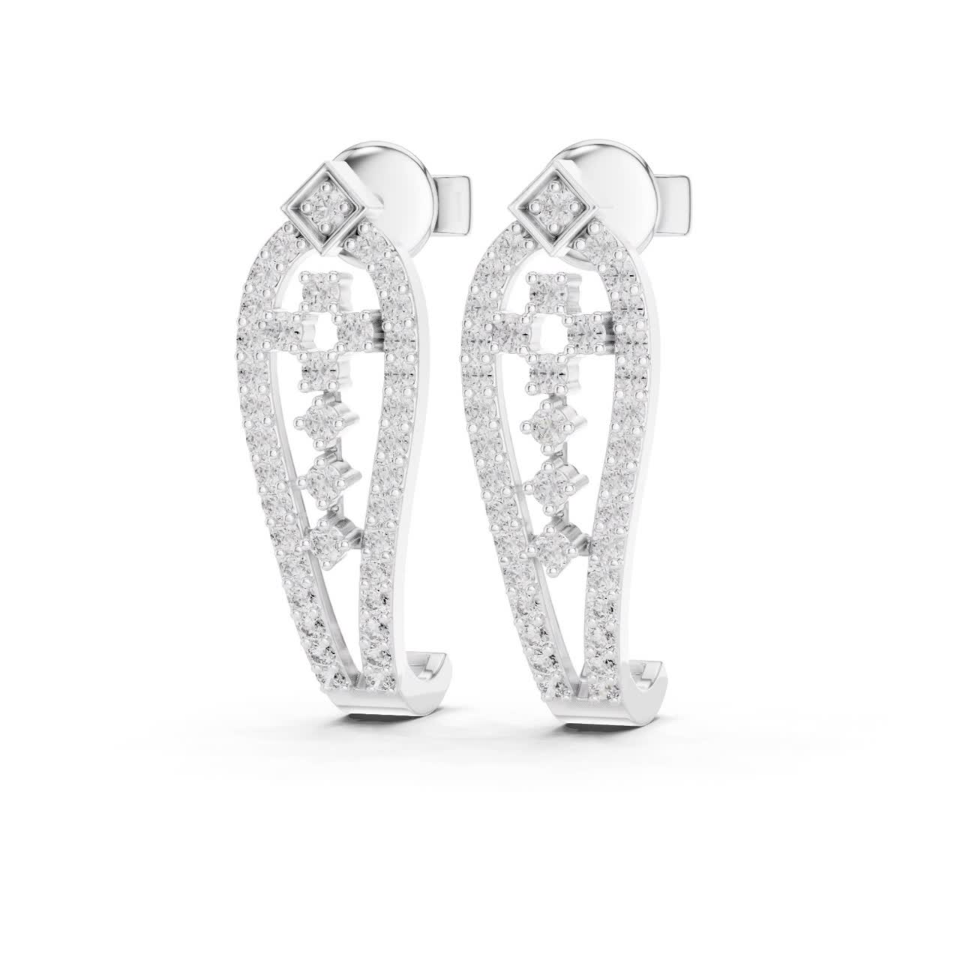 Side View White Gold Diamond Drop Earrings
White Gold Diamond Drop Earrings Profile View
White Gold Diamond Dangle Earrings Side Angle
Side Profile Diamond Drop Earrings in White Gold
White Gold Pave Diamond Drop Earrings
White Gold Diamond Open Drop Earrings Side View
Elegant White Gold Diamond Earrings Profile Shot
White Gold Diamond Earrings Close Side View
Modern White Gold Diamond Dangle Earrings Side View
Luxury White Gold Diamond Drop Earrings Profile