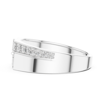 Side profile white gold round diamond geometric ring
White gold round diamond band ring side angle
Modern white gold geometric diamond statement ring
Polished white gold round diamond fashion band ring
Luxury white gold geometric designer ring profile
Sleek white gold round diamond wide band ring
Contemporary white gold diamond accented ring
Elegant white gold geometric diamond band profile
Minimal white gold round diamond modern ring
White gold geometric diamond ring side profile