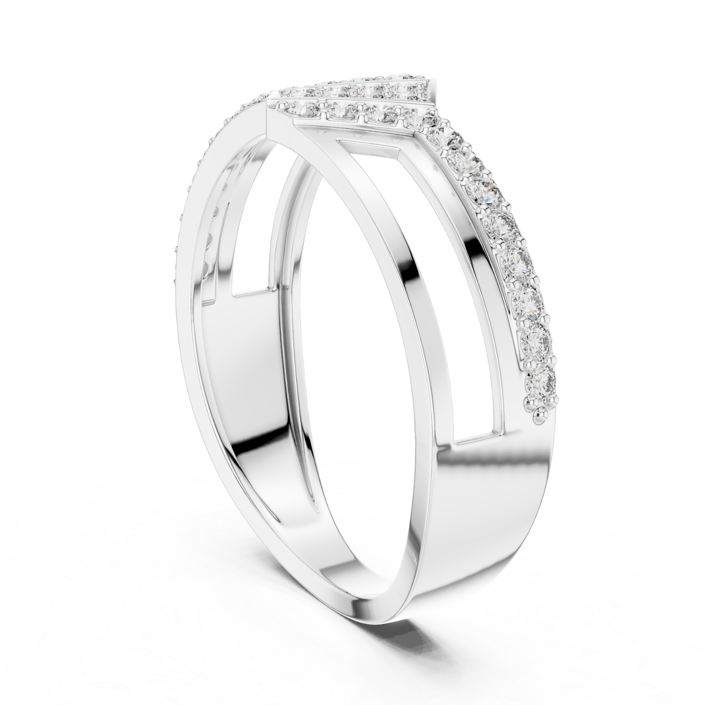 White gold round diamond open band ring side profile
Side profile white gold split band diamond ring
White gold geometric round diamond fashion ring
Modern white gold pave diamond open ring
White gold layered round diamond band ring
Contemporary white gold crossover diamond ring
White gold polished open shank diamond ring
Round diamond white gold statement band ring
White gold elegant diamond fashion band ring
Side angle white gold round diamond ring