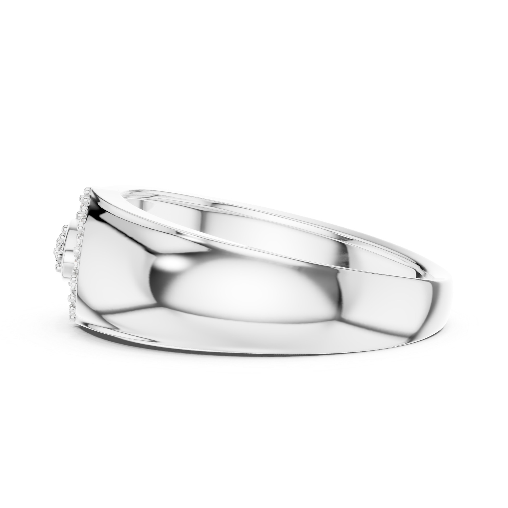 Side profile white gold round diamond oval halo ring
White gold oval halo diamond band ring side view
Round diamond white gold statement ring profile angle
Modern white gold oval diamond fashion band ring
Sleek white gold round diamond wide band ring
Luxury white gold oval halo designer ring
Contemporary white gold polished diamond band ring
Elegant white gold oval diamond statement ring
Minimal white gold halo diamond ring side profile
White gold round diamond oval ring profile view